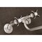 Kingston Brass KS115SN Adjustable Center Wall Mount Bathroom Faucet, Brushed Nickel KS115SN - alternate 2